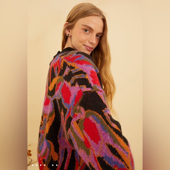 FARM Rio Multicolor Button-Up Cardigan - Picture 8 of 11